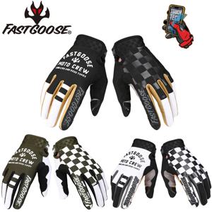 Fastgoose Motocross MX 스포츠 장갑 레트로 라이더 오토바이 산악 자전거 BMX DH MTB 사이클링 라이딩 장갑