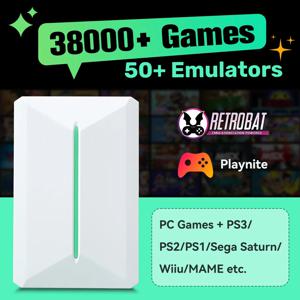 PS3/PS2/PS1/스위치/Dreamcast/Saturn/WIIU용 PC/레트로 게임 콘솔 및 하드 드라이브, 38000개 이상의 게임 및 WIN PC/노트북용 42개의 PC 게임 포함