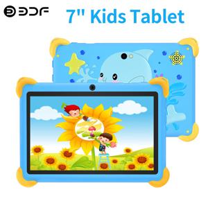 2025 새로운 7 인치 만화 패턴 어린이 태블릿 쿼드 코어 4GB RAM 64GB ROM 5G WiFi 학습 교육 게임 태블릿 어린이 선물