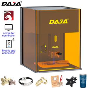 DAJA DJ6 Pro 레이저 조각기 휴대용 안전 커버 컷 비즈니스 금속 스테인리스 스틸 보석 나무 아크릴 조각기