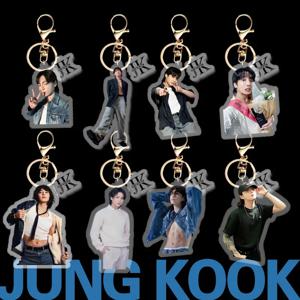 B JungKook Jungkook 새 앨범 Seven 높은 외관 수준 아크릴 키 체인 펜던트 펜던트 주변 장치 동일한 모델