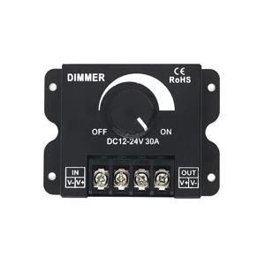 DC 12V-24V LED 조광기 스위치 30A 360W 전압 조정기 5050 LED 스트립 조명 램프에 대 한 조정 가능한 컨트롤러 LED 조광 조광기