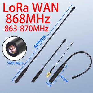 863-870MHz 866MHz 869MHz 소프트 안테나 LoRa Wan 868MHz Meshtastic 고효율 옴니베어링 안테나 용 휩 안테나 1PCS