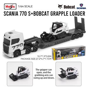Maisto 1:64 SCANIA 770 S 볼보 지게차 운송 차량 굴삭기 다이캐스트 정밀 모델 자동차 모델 컬렉션 선물