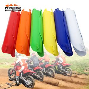 혼다 CRF450X R RX 250R X CR125 CR250 CR500 오토바이 포크 가드 먼지 핏 자전거 부품 용 모토 크로스 프론트 포크 튜브 프레임 커버