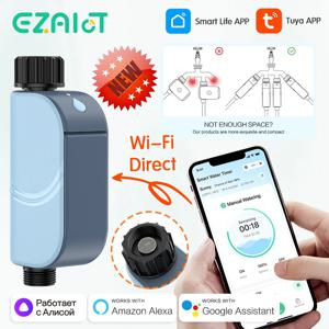 스마트 WIFI 정원 급수 타이머 Tuya 자동 스프링클러 원격 물방울 관개 시스템 야외 워터 컨트롤러 밸브 Goole Hom