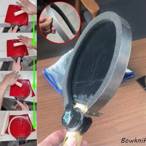 탁구 러버 커팅용 테이블 탁구 커버 커터 보우나이프 DIY 커팅 가위 사용하기 쉬운 러버 커터 커팅 도구