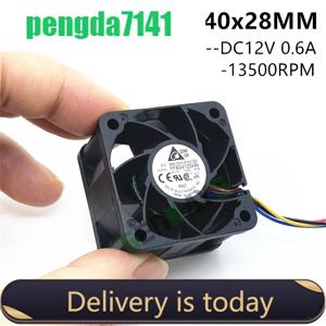 Delta FFB0412SHN 12V 0.6A 4028 40MM 40x40x28MM 서버 팬 4핀 PWM이 포함된 대용량 냉각 팬