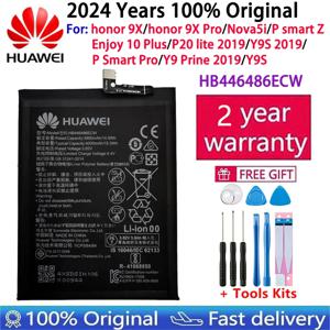 오리지널 HB 446486 화웨이 Y9 프라임/P20 라이트 2019 P 스마트 Z Y9S 노바 5i 명예 9X 프로 배터리 용 ECW 전화 배터리 빠른 배송