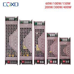 조정 가능한 LED 조명 변압기 스트립 빛 DC12V 24V에 대 한 울트라 얇은 전원 공급 장치 60W 100W 150W 200W 300W 400W LED 드라이버