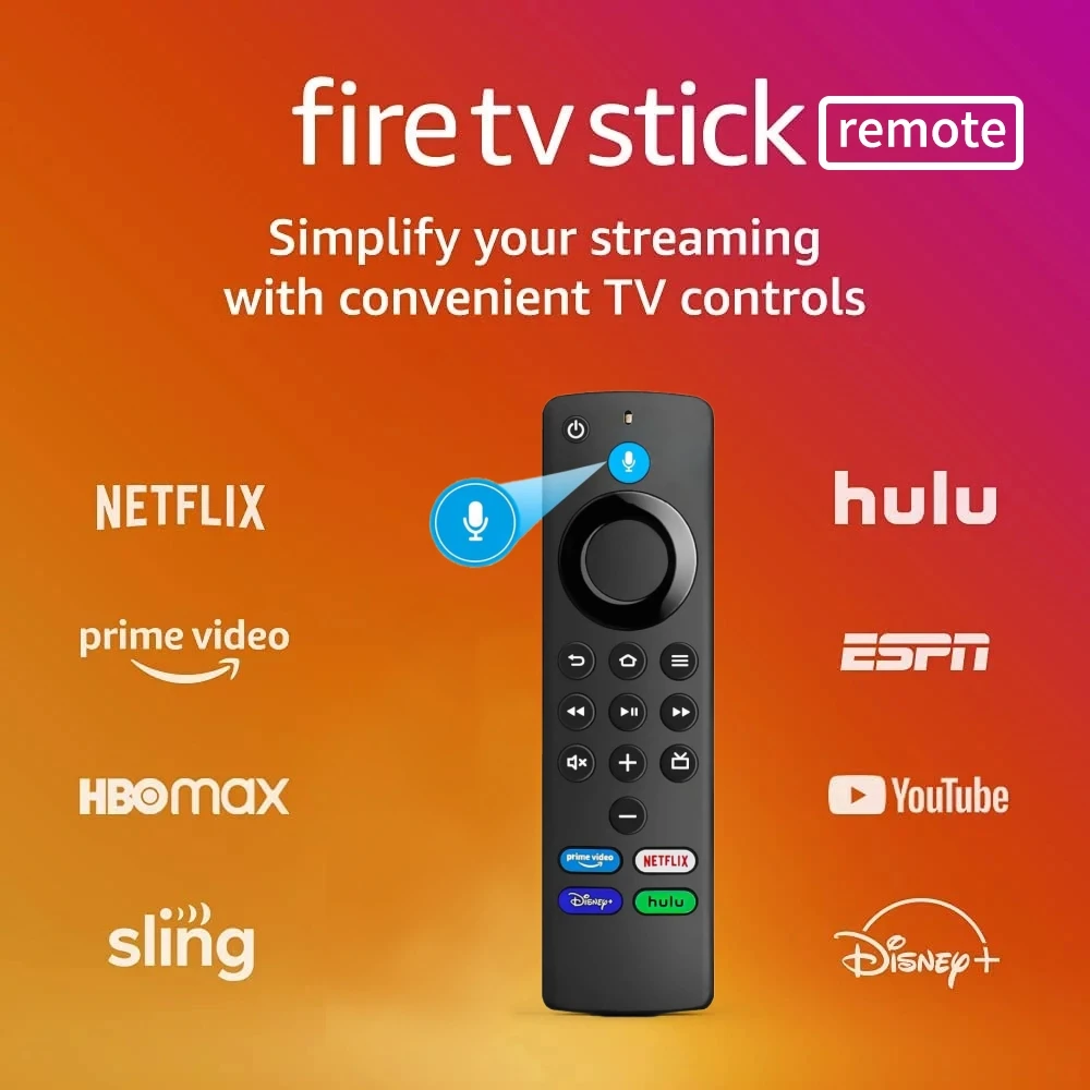 Fire TV Stick 4K Max 3세대 스틱 라이트 큐브 스마트 TV 컨트롤러용 교체용 Bluetooth 음성 원격 제어는 Alexa와 함께 작동합니다.