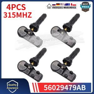 4Pcs 자동차 타이어 압력 모니터 센서 56029479 크라이슬러 200 닷지 어벤저 구경 듀랑고 지프 컴퍼스 패트리어트 TPMS 315MHZ용 AB