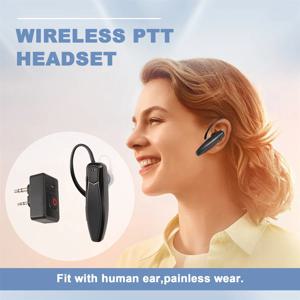 A65I 워키 토키 무선 블루투스 PTT 헤드셋 이어폰 KENWOOD 마이크 헤드셋 어댑터 용 핸즈프리 K 플러그