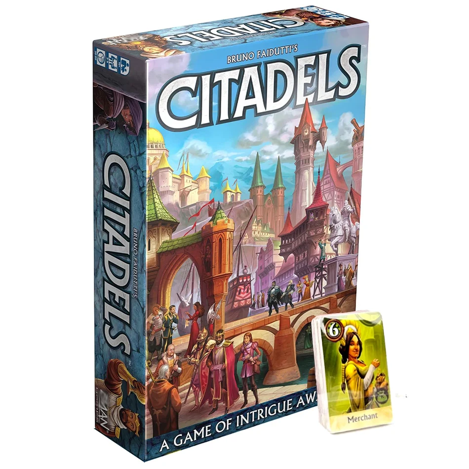 Citadels 개정판, 보드 게임 - 마스터 빌더 대결! , 10세 이상, 2~8명의 플레이어, 30~60분의 플레이 시간