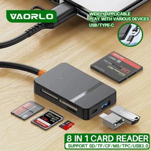 USB 3.0 카드 리더 SD 마이크로 SD TF CF MS U 디스크 컴팩트 플래시 카드 어댑터 노트북 멀티 카드 리더 8 in 1 스마트 카드 리더