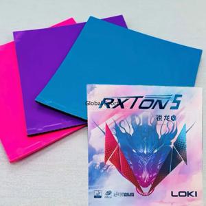 LOKI RXTON 5 컬러 시리즈 라켓 용 탁구 고무 Sticky Pimples-in ITTF 승인 핑크/블루/퍼플 탁구 고무