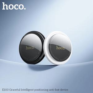 HOCO E100 에어태그 보안 BT GPS 태그 (애플 나의 찾기 앱 기반) 분실 방지 트래커 위치 추적기 알람 애완동물 열쇠 지갑 찾기 케이스 포함
