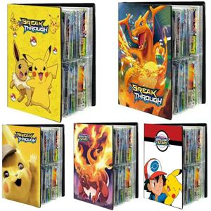 만화 포켓몬 앨범 240PCS 카드 도서 수호자 Gengar Charmander 지도 편지 홀더 바인더 만화 VMAX 게임 컬렉션 폴더