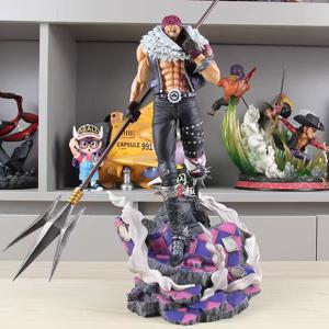 39cm 원피스 피규어 샬롯 카타쿠리 애니메이션 주변기기 만화 장난감 모델 Pvc Gk 동상 인형 인형 데코라 컬렉션 선물