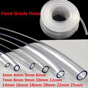 3-25mm PVC 식품 등급 투명 호스 물고기 탱크 용 내한성 마시는 유연한 튜브 플라스틱 호스 워터 펌프 워터 디스펜서