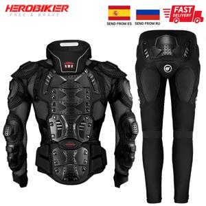 HEROBIKER 오토바이 자켓 남자 오토바이 갑옷 모토 바디 갑옷 모토 크로스 라이딩 자켓 레이싱 오토바이 바디 보호 S-5XL