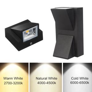 5W 10W 현대 간단한 크리 에이 티브 야외 방수 벽 램프 LED 안뜰 램프 게이트 램프 테라스 발코니 정원 벽 조명