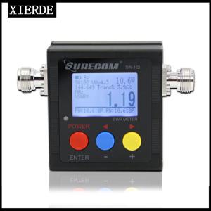 SURECOM SW-102 N 유형 125-525Mhz VHF / UHF 안테나 전력 및 SWR 디지털 VHF / UHF SWR 및 전력 와트 액세서리