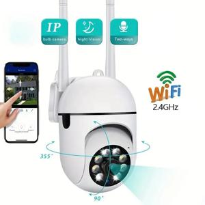 5G Wifi 비디오 감시 카메라 5MP CCTV PTZ IP 카메라 스마트 인간 추적 4X 줌 나이트 비전 풀 컬러 야외 방수