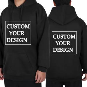 Customiz 까마귀 Printe 텍스트 로고 DIY 맞춤형 Hoody 캐주얼 의류 맞춤형 100% 코튼 풀오버 스웨트 풀 맞춤형