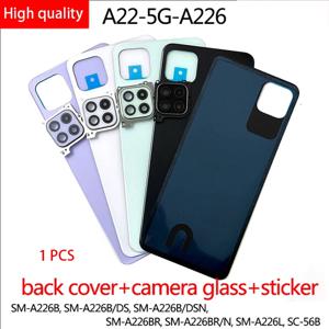 삼성 갤럭시 A22 A22s 5G A226 SM-A226 하우징 뚜껑 쉘 배터리 케이스 뒷면 커버 후면 도어 카메라 렌즈 스티커 부품의 새로운 기능