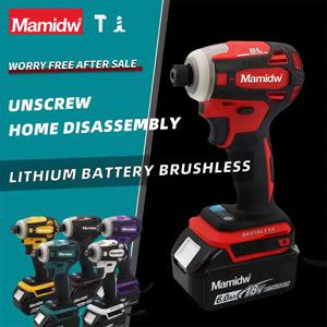 Mamidw DTD172 18V 무선 임팩트 스크루 드라이버 Makita 18v 배터리 용 브러시리스 전기 임팩트 드릴 목재/olt/T 모드 전동 공구