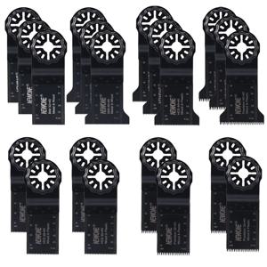 NEWONE 20PCS HCS 진동 블레이드, 정밀 멀티 툴 블레이드 바이메탈 블레이드 세트, 부드러운 금속 목재 멀티 툴 톱 블레이드