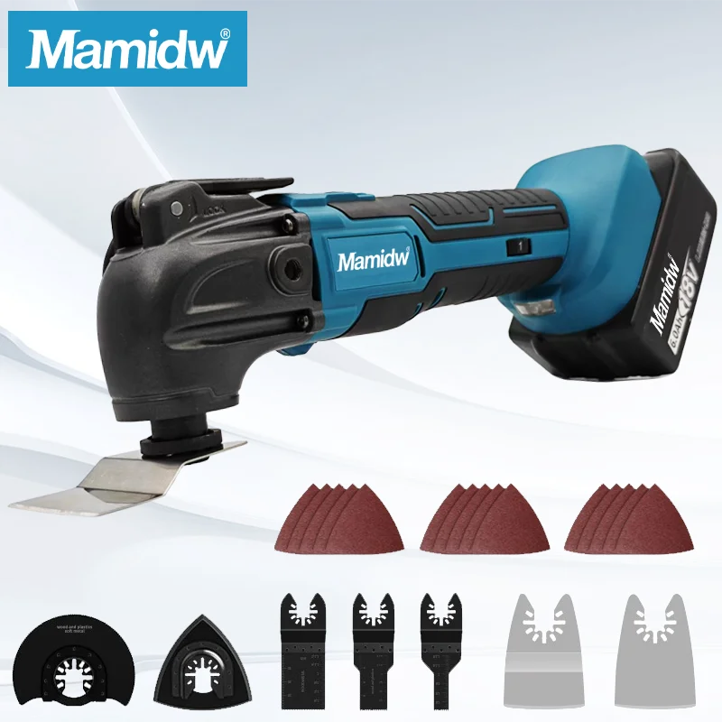 Mamidw Brushless 퀵 릴리스 진동 도구 다기능 도구 Renovator Makita 18v 배터리 핀 용 전기 트리머