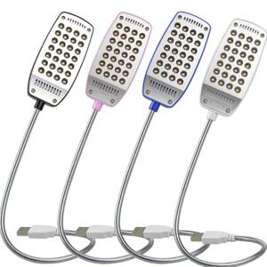 USB LED 책 빛 28 LED 유연한 눈 보호 독서 램프 조정 가능한 테이블 조명 침실 연구 조명에 대 한 4 가지 색상