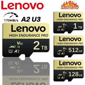 Lenovo 2TB SD 메모리 카드 1TB 512GB 256GB A2 U3 마이크로 TF SD 카드 Nintendo Switch Ps4 게임용 128GB 고속 MLC TF 카드