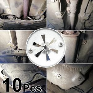 10Pcs 엔진 보닛 배기 열 실드 수정 A3 8P Ibiza 6K Octavia 1Z Transit MK6 T4 T5 용 클립 아래 잠금 스타 와셔