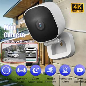 미니 WiFi 4K 카메라 IP/AP 원격 모니터 클라우드 스토리지 양방향 오디오 모션 감지 캠코더 감시 보안 카메라 2025