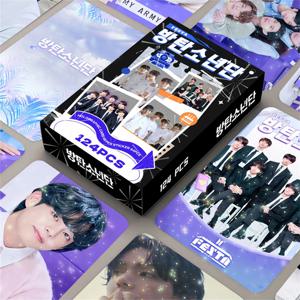 92pcs LOMO 카드 세트 고화질 엽서 팬 지원 소장품 팬 및 수집가를위한 연예인 주변 카드
