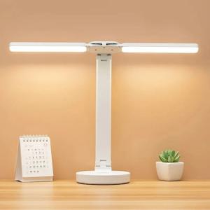 LED 책상 램프 USB 충전식 터치 야간 조명 3 단계 디밍이 가능한 눈 보호 접이식 테이블 램프 침실 머리맡 독서