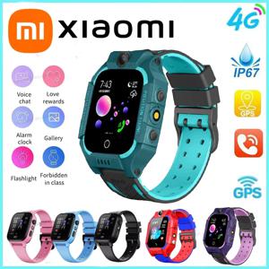 Xiaomi Kids 4G 스마트 시계 SOS GPS 위치 Sim 카드 통화 어린이 SmartWatch 카메라 Ios Android 용 방수 소년 소녀 선물