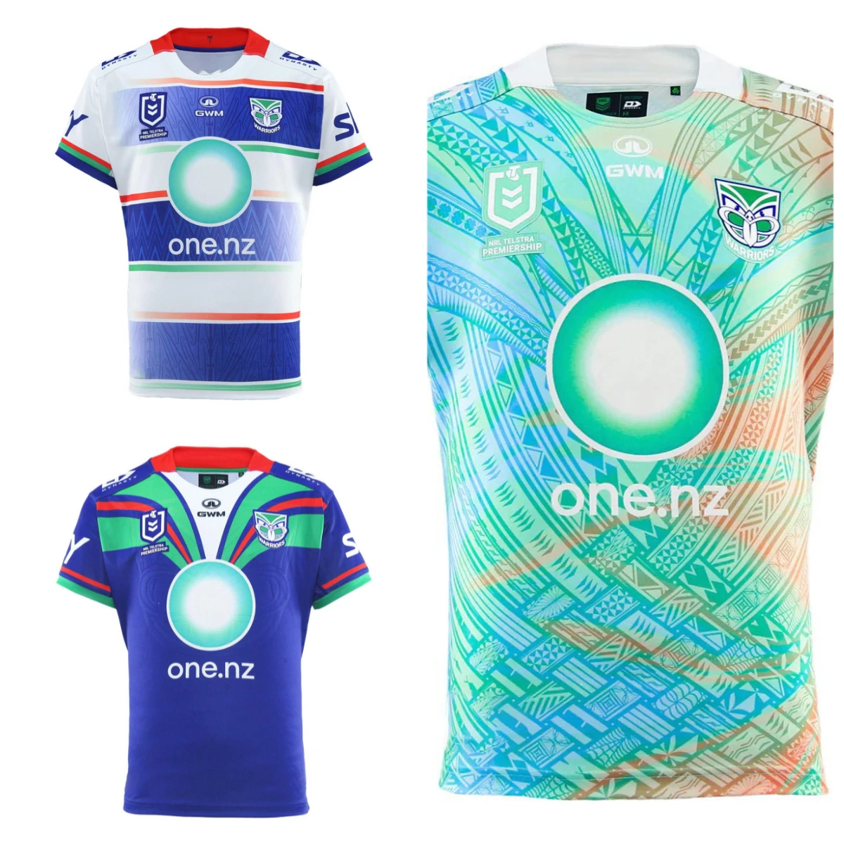 2025 여름 판매 호주 NRL 뉴질랜드 전사 남자 홈 저지 훈련 저지 성인 통기성 빠른 건조 티셔츠