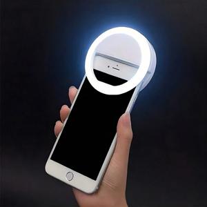 LED Selfie 링 라이트 참신 메이크업 조명 Led Selfie 램프 휴대 전화 사진 야간 조명 충전식 램프 Selfie 링