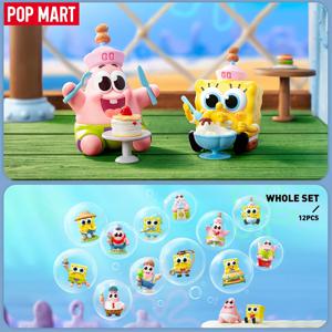 팝 마트 스폰지밥 베스트 프렌즈 시리즈 피규어 1PC/12PCS 블라인드 박스 POPMART