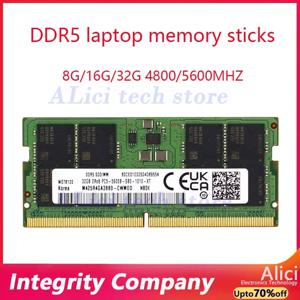 삼성 노트북 DDR5 RAM 8GB 16GB 32GB 5600MHz 노트북 컴퓨터 용 기존 DIMM 262pin Dell Lenovo Asus HP 메모리 스틱