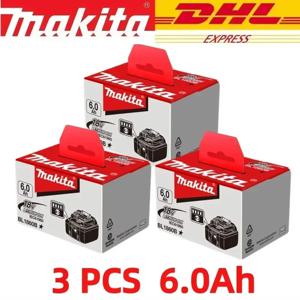 100% 새 원본 Makita 18V 6.0Ah 배터리, Makita BL1830 BL1830B BL1840 BL1840B BL1850 BL1850B 모델 전동 공구 배터리