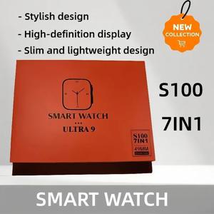2024 새로운 S900 Ultra Smartwatch 7 시계 스트랩 2.2HD Amoled 원형 스크린 모니터링 Reloj inteligente 보호 케이스 포함