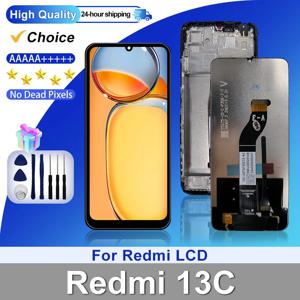 Xiaomi Redmi 13C 디스플레이 화면 터치 디지타이저 교체 부품 Redmi 13C LCD 23100RN82L 23106RN0DA 디스플레이 용 IPS 선택