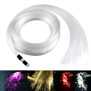 엔드 글로우 광섬유 빛 0.75mm PMMA 광섬유 케이블 모든 종류의 LED 조명 엔진 DIY 별이 빛나는 하늘 효과 장식 홈