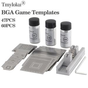 고품질 47pcs/60pcs 게임 콘솔 BGA 압력 용접 금형 템플릿 어셈블리 PS5 PS3-CPU PS3-GPU PS4 CXD90042GG CXD90061GG