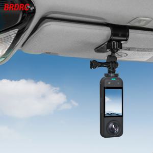 Insta360 X5/Ace Pro/GoPro Hero 13 12 11 10/Pocket 3/Action 5 Pro 카메라 스마트 폰 액세서리 용 BRDRC 자동차 선 바이저 마운트